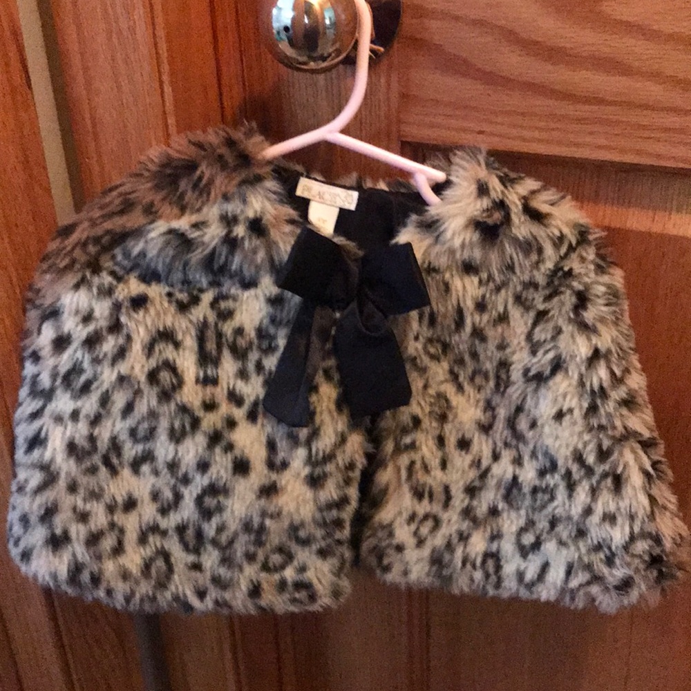 Cute Animal print girls shaw